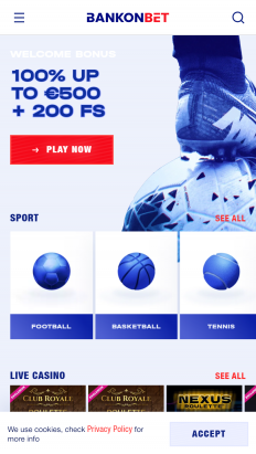 Bankonbet Screenshot
