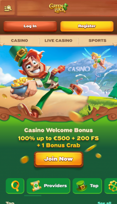 Greenluck Casino Screenshot