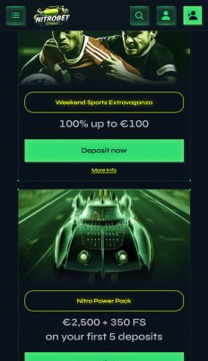Nitrobet Casino Screenshot
