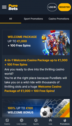 PureBets Screenshot