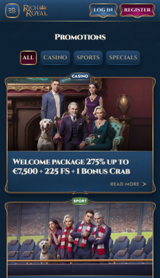 RichRoyal Casino Screenshot