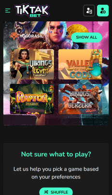 TikTakBet Screenshot
