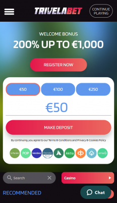 TrivelaBet Screenshot