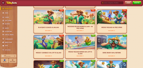 BillyBets Screenshot