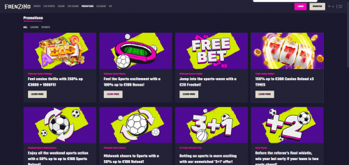 Frenzino Casino Screenshot