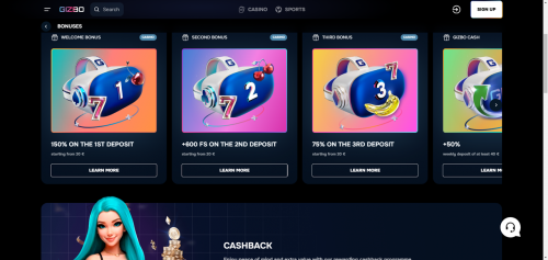 Gizbo Casino Screenshot Gizbo Casino Screenshot