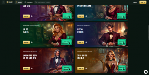 Goldex Casino Screenshot