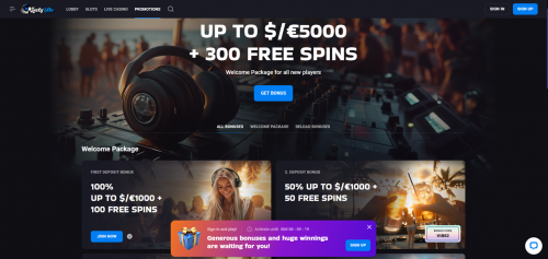 LuckyVibe Casino Screenshot LuckyVibe Casino Screenshot