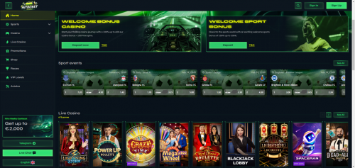 Nitrobet Casino Screenshot