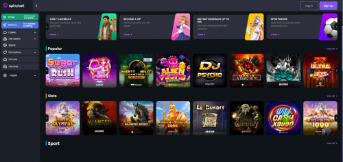 SpinyBet Screenshot SpinyBet Screenshot