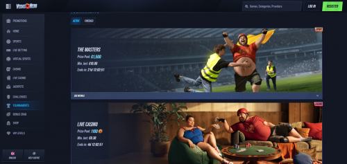 VegasHero Casino Screenshot