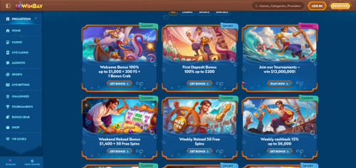 WinBay Casino Screenshot WinBay Casino Screenshot