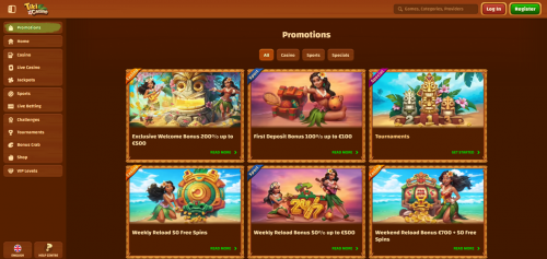 TikiCasino Screenshot